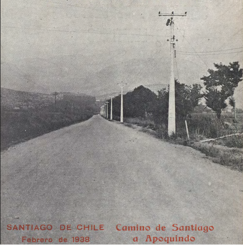 SiFueraAyer's tweet photo. ¿Alguien tiene idea a qué camino Santiago - Apoquindo se refiere? Imagen de 1938. https://t.co/MXtvPwGeIS