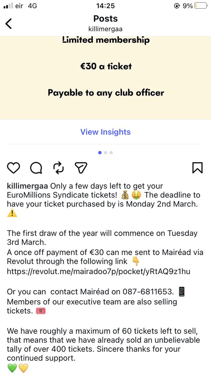 Killimer GAA Club tweet media
