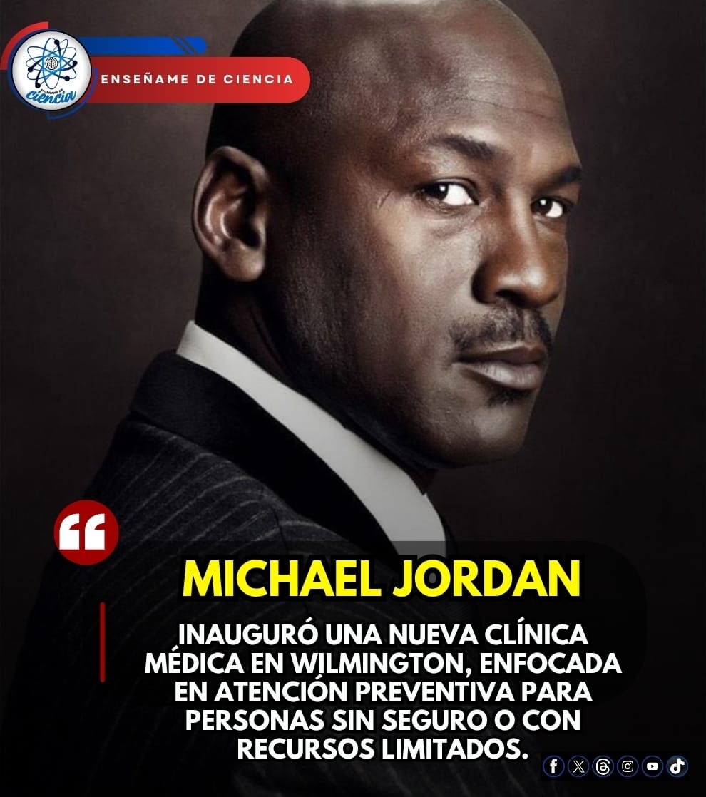El ícono del baloncesto Michael Jordan vuelve a ser noticia, pero esta vez fuera de la duela. El exjugador inauguró una nueva clínica médica en Wilmington, enfocada en atención preventiva para personas sin seguro o con recursos limitados.
La nueva clínica cuenta con 12