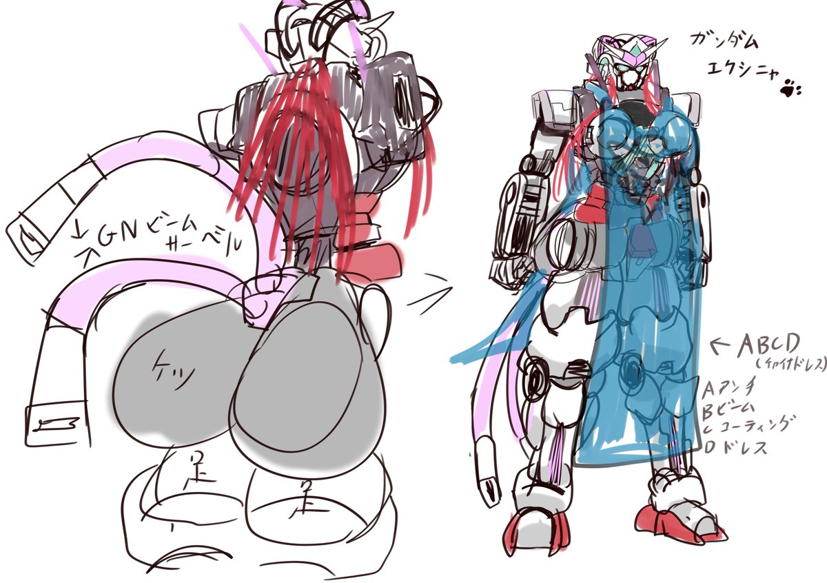 こんな機体でガンプラバトルしたいです… 