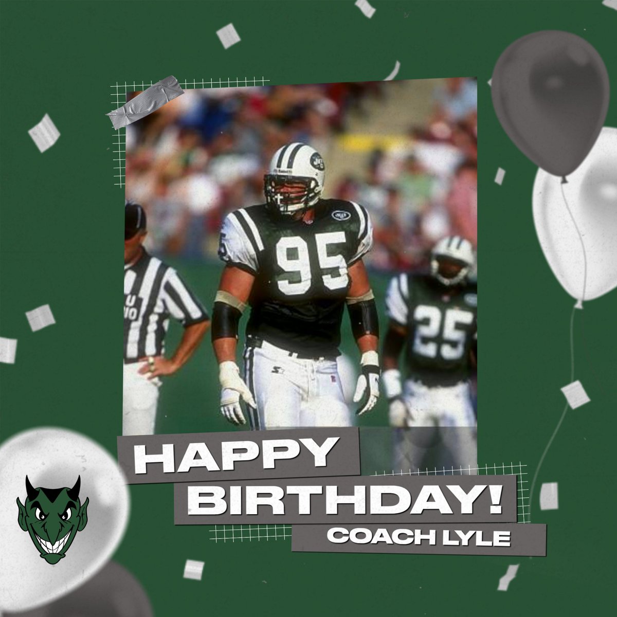 DemonAthletics's tweet photo. Happy Birthday to former Super Bowl Champion and leader of our strength program, Coach Lyle! Thank you for the impact you make every day — in the classroom, weight room, on the football field, bowling alley, and softball field. We’re lucky to have you in Westlake! #EarnTheW https://t.co/WhGiQsLCu6