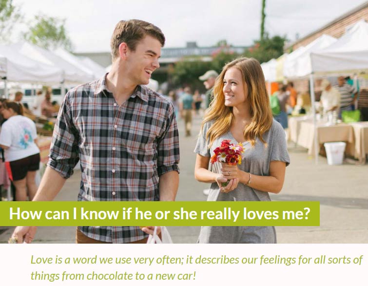 'Love is definitely much more than a feeling; it can be seen by the behaviour it produces...' If someone says "I love you", they should be able to show you, not just tell you. bit.ly/2DYsLJe