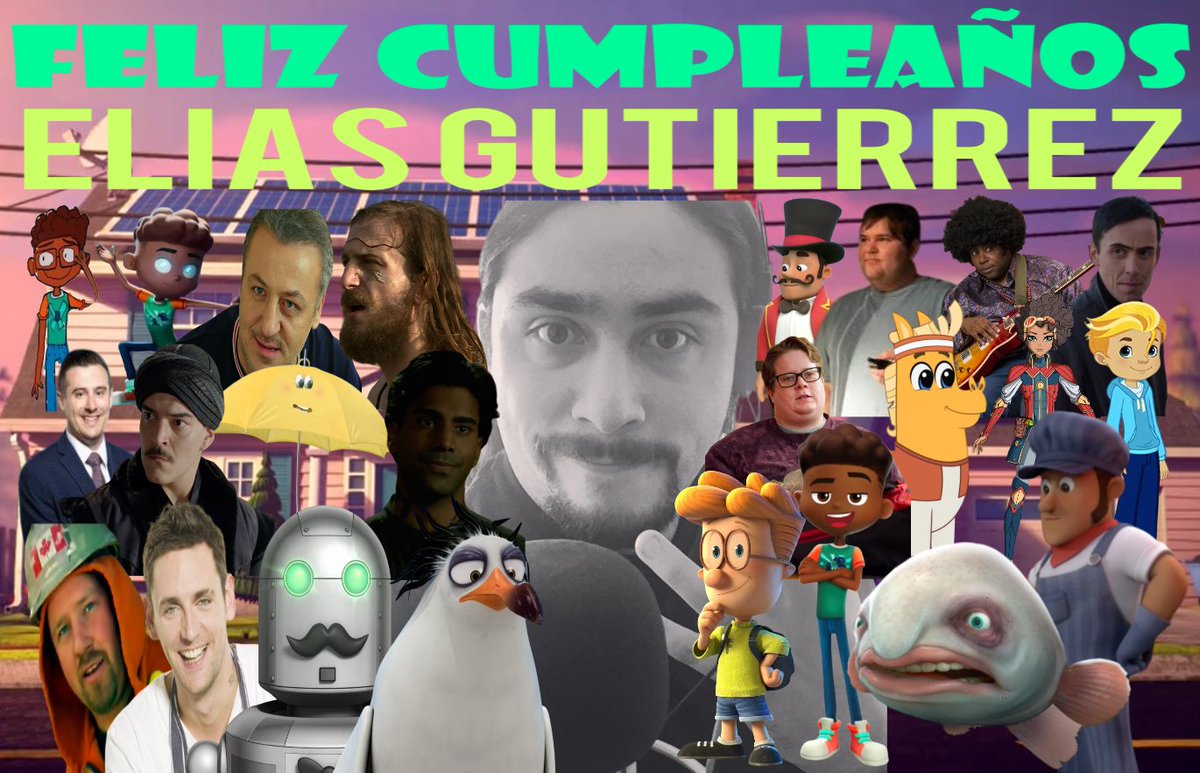 Camelo2017's tweet image. Feliz cumpleaños #EliasGutierrez hice esta imagen para ti con todos tus personajes mas conocidos. Que dios te bendiga.
#NateElGrande #FriendZSpace #SammyYCompañia #PawPatrolPatrullaDeCachorros #SunnyDay #WinxClub #CornYPeg #YoNunca #Heartland #UnbreakableKimmySchmidt #GoldRush