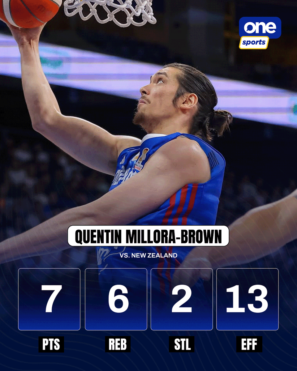 QM-BIG MAN ENERGY 💪

Quentin Millora-Brown displayed his power and presence inside the paint, giving Gilas Pilipinas a boost against New Zealand in the second window of the FIBA Basketball World Cup 2027 Asian Qualifiers.

#GilasPilipinas #FIBAWC #FIBAACQ