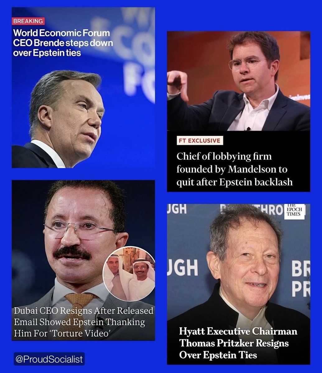 We are seeing CEOs resign for their ties to Jeffrey Epstein’s child sex trafficking ring, but this is not justice or accountability. We don’t need resignations. We need arrests and we need to dismantle the capitalist system that empowers these predators.