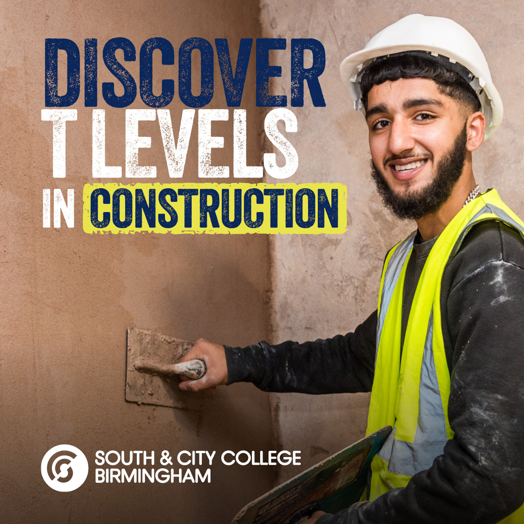 southandcitycol's tweet image. Discover T Levels in Construction at SCCB 🏗️

Learn on the job and build skills that employers are looking for.

👉 Find out more / Apply via the link below
eu1.hubs.ly/H0rB5mH0 

#ConstructionCareers #TLevels