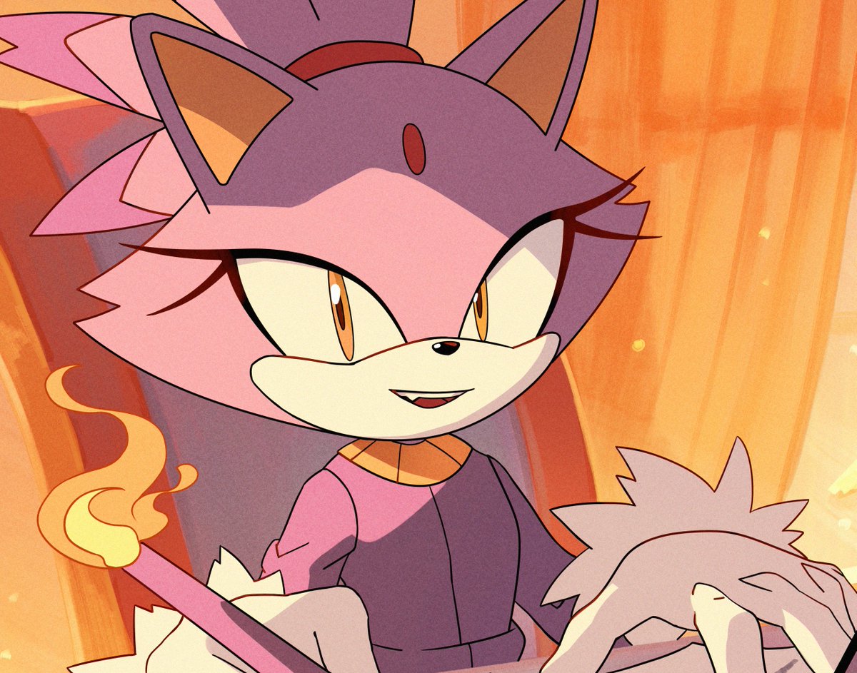 The Imperial Princess, Blaze the Cat, of the Sol Empire 🔥

Picture from an ongoing comic made alongside <a href="/mi_itara/">miitara</a>
