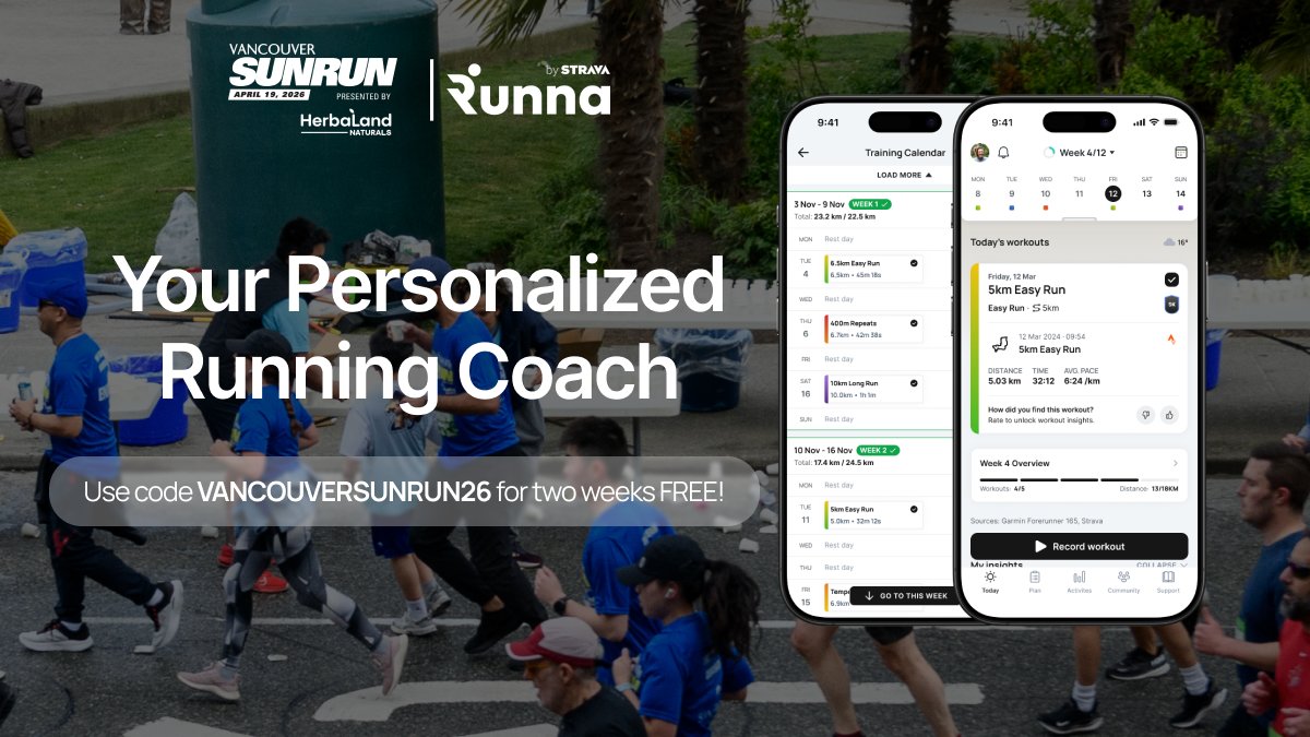 Vancouver Sun Run tweet media