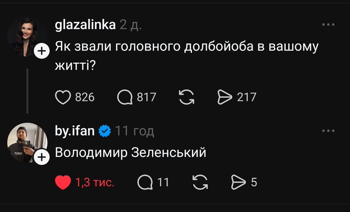 Ось вам і вся любов, без опитувань та соціології по прошарків населення. Гола правда.