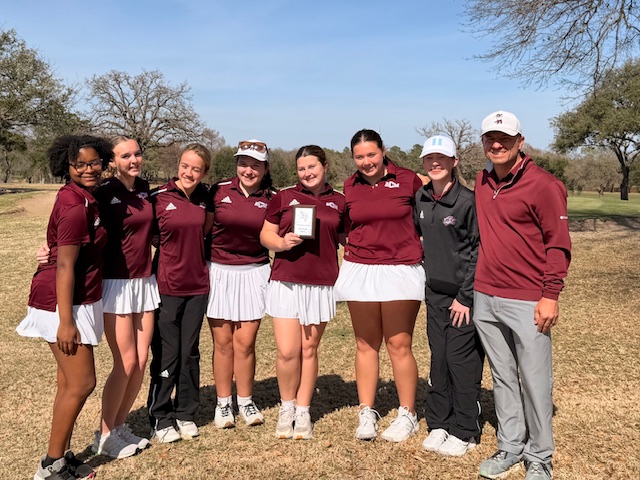 GolfAmc's tweet photo. 🏌️‍♀️The AMCHS Girls’ JV Golf Team competed Tuesday in Bryan and brought home a 3rd place team finish!

Rylin Spence led the way in 5th place, followed by Natalie McCoy in 11th! Iyla &amp; Reagan tied for 13th, Kennedee placed 17th, Julia (26th) and Laynie (32nd).

Next up PCCC on 3/20. https://t.co/Fw6JhvXK2x