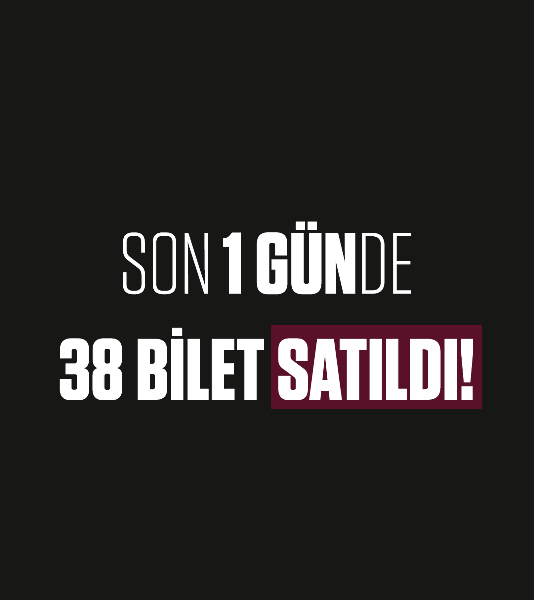 Tribün Doluluk tweet media