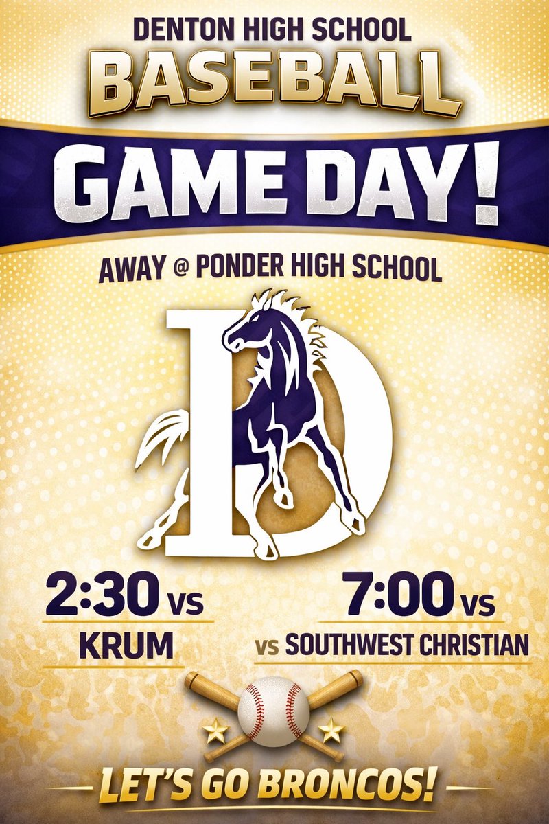 Denton High Baseball tweet media