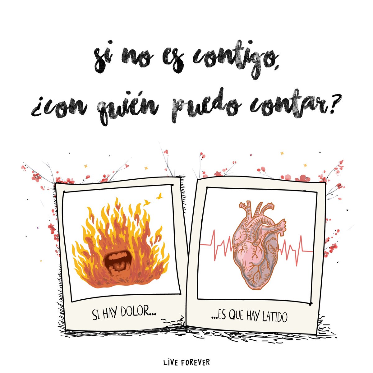 Deja el fuego encendido
Que está calando el frío
En las personas buenas
Que conocimos ❤️