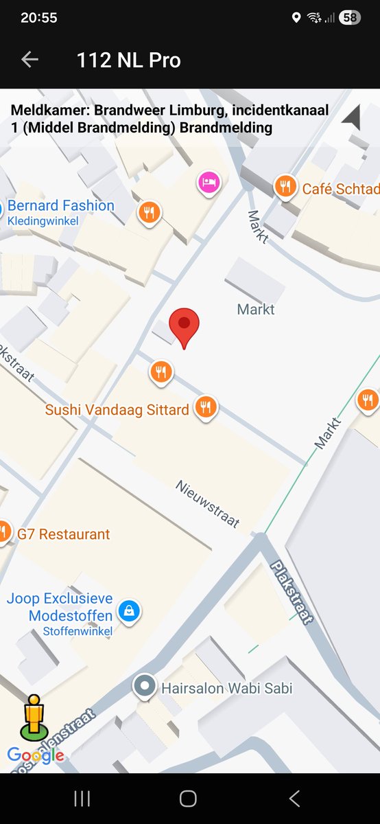 Middelgrote brandmelding tijdens bijeenkomst in Sittard