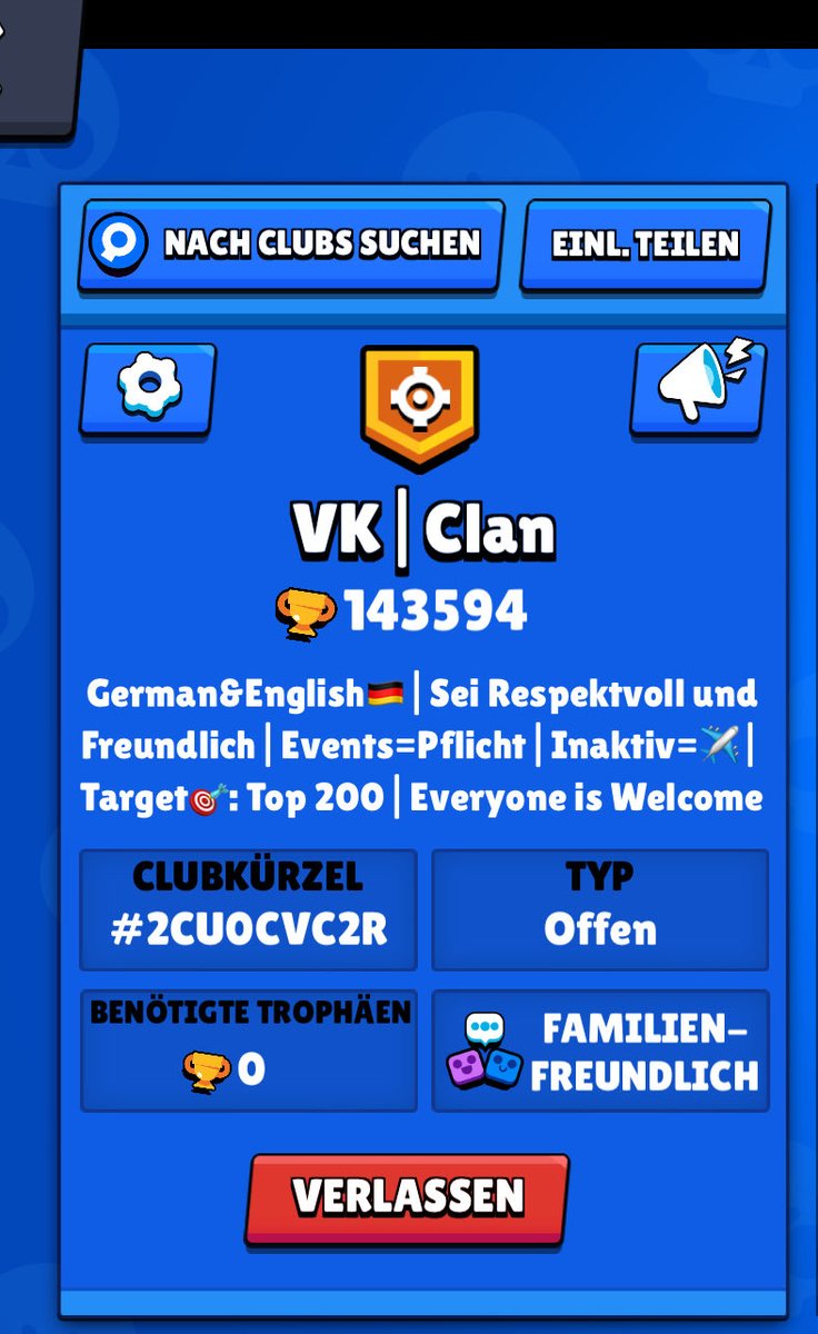VikingGuuy's tweet photo. Might anyone be interested to join my Clan, i will appreciate it! #BrawlStars #viral #fyp #clan #club https://t.co/zLI7rXI1hg