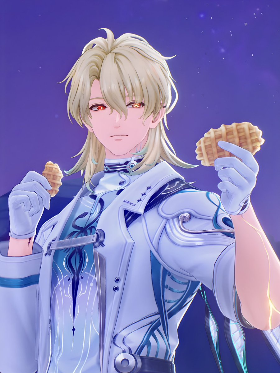 しかたない、キミにもあげよう 」 #鳴潮写真部 #リューク #WutheringWaves