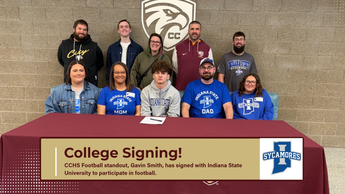 CCityEaglesAD's tweet photo. Congratulations Gavin!  CCHS wishes you all the best. https://t.co/9Kt7aRUTh9