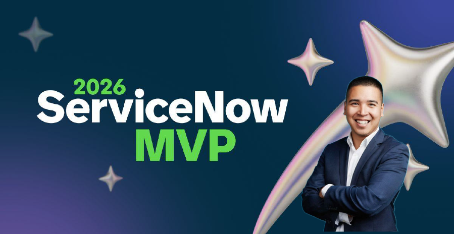 PentioInc's tweet photo. Big congrats to Pentio's own Phillippe Nguyen on being named a 2026 ServiceNow MVP! 👏

This recognition reflects not only his technical expertise, but the incredible energy he brings to the developer community. 

#ServiceNowMVP #DevCommunity #ITConsulting #ServiceNowPartner https://t.co/fN7OHQ5SQ9