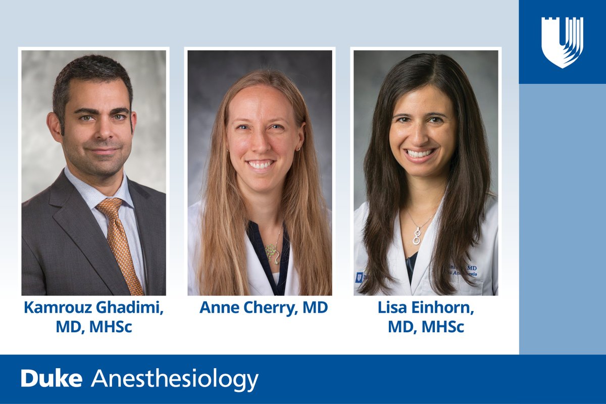 Duke Anesthesiology tweet media