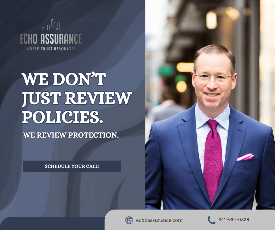 echoassurance's tweet image. 💡 “We don’t just review policies. We review protection.” 🛡️
Echo Assurance goes beyond premiums to assess risks, claims, &amp;amp; emerging liabilities.
📩 DM us to schedule your strategic coverage review.
#EchoAssurance #SeniorLivingOperators #RiskManagement #InsuranceStrategy