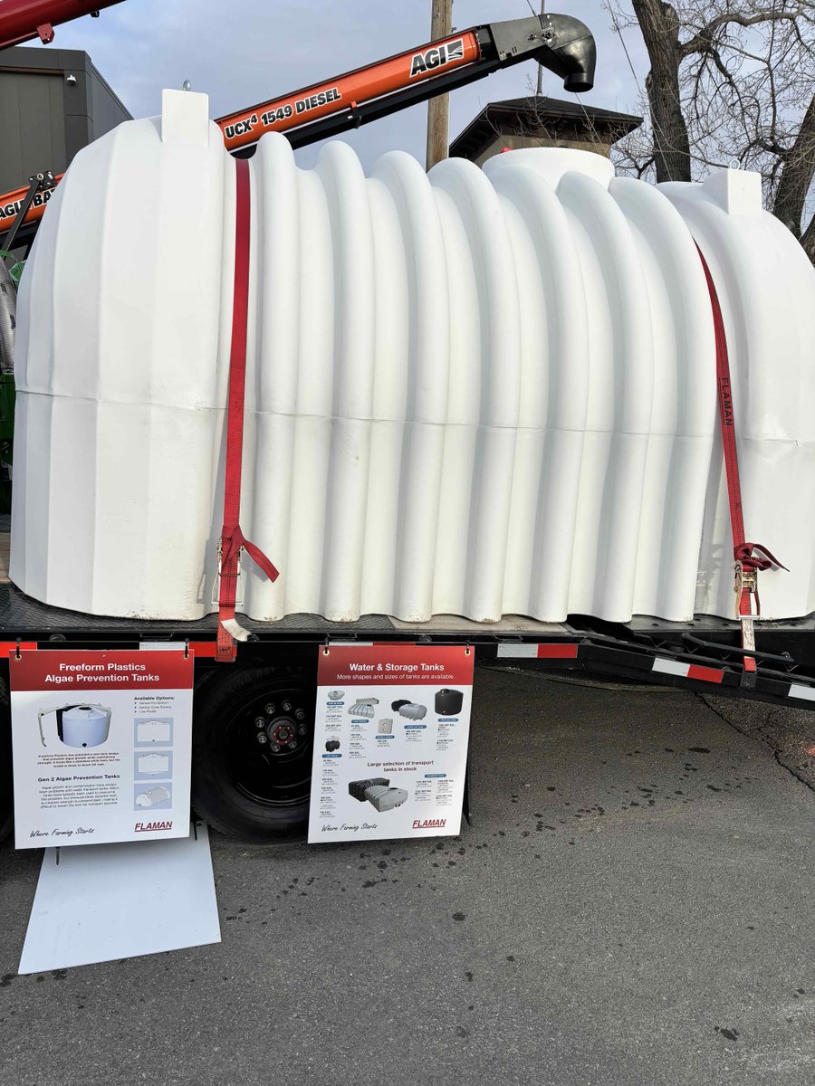 FreeformP's tweet photo. Day 2  at Lethbridge Ag Expo !  Stop by the @Flaman Lethbridge booth &amp; ask about their show specials on tanks &amp; stands, Chembines, Hot Tanks, &amp; our line up of Drone mixing stations and drone trailer applicaitons! https://t.co/u2UgCLvNgR