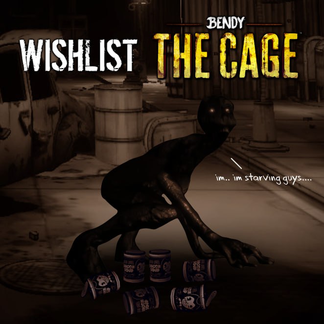 inkfox414's tweet image. Larry is starving.... there's no soup left.. unless.. unless you wishlist the cage.. Wishlist #Bendy: The Cage to save Larry.. it's their only chance.. please... #heartbreaking #saveLarry #embracethemadness
bendythecage.com