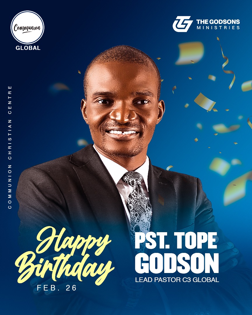 A Godfather was Born!!!! 🔥 🔥 

Our lives are true stories of prayers answered, direction given, and genuine transformation through our Lead Pastor’s obedience to God. Today, we don’t just celebrate his birth, we celebrate impact.

Happy birthday PTG sir <a href="/TopeGodson/">Tope Godson</a>