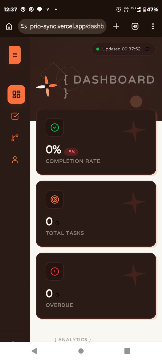 thisHarshiitt_'s tweet photo. 🔥 Built PRIOSYNC -Smart Task Prioritization using DSA + MERN
Not just storing tasks.
It ranks them using:
• Max Heap (Priority Queue)
• Greedy Scheduling
• DAG logic
• Hash-based tracking
Analyzes deadline + importance
Feedback welcome 🙌
@baseposting
#MERN #DSA #project https://t.co/wCHsLWix7E