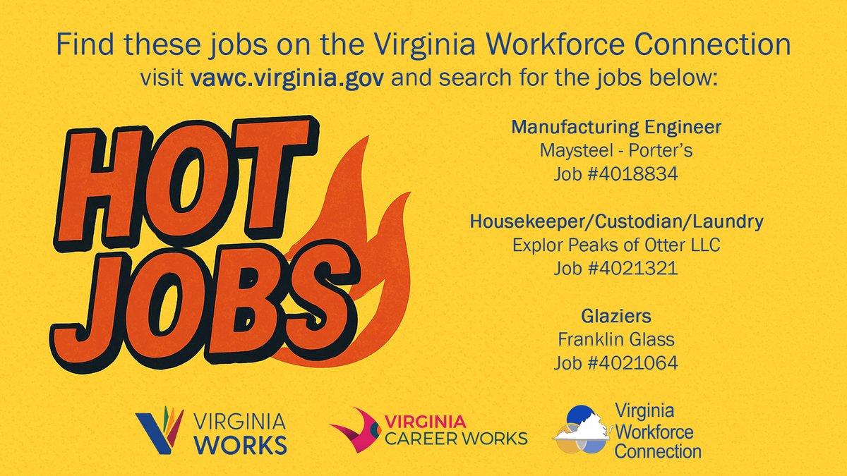 Virginia Career Works - Central Region tweet media