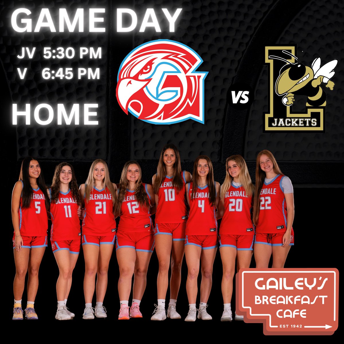 basketball_ghs's tweet photo. ‼️Game Day‼️
🏀Glendale
🆚Lebanon
⏰JV 5:30 V 6:45
📍Glendale HS
📺 https://t.co/o2EdNd3s2I
#FlyAngry https://t.co/jWlpQROKcC