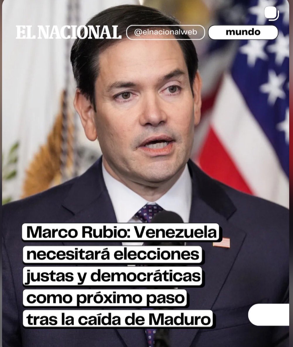 Que si Enrique Marquez  o @MariaCorinaYal lo cierto es que todo indica CAMBIO, pero un cambio mediante elecciones como lo plantea Marcos Rubio, que pueden ser muy pronto. No les extrañe decisiones en marzo de la salida de Delcy y Diosdado para despejar la vía.