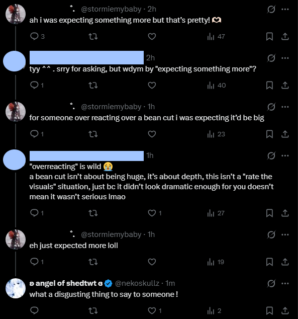 hi guys had to block them just now bc i wasnt aware what they did!! spreading awareness