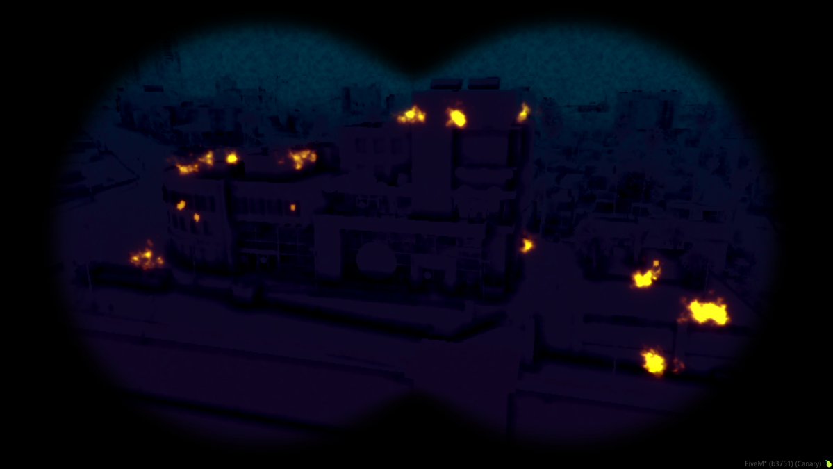 🌡️ Des jumelles thermiques sont désormais disponibles pour le LSFD et le LVFD sur #Baylife. Elles sont fabriquées par le Leroy's, le Bay Hardware et le Digital Den. 🔍
#GTA5