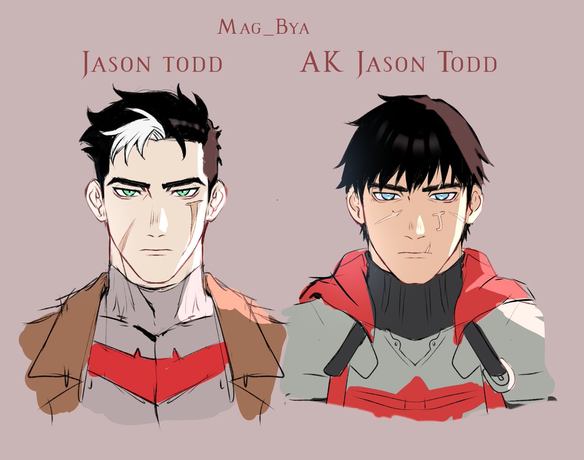 Practicing both versions of Jay

#jasontodd #RedHood #fanart