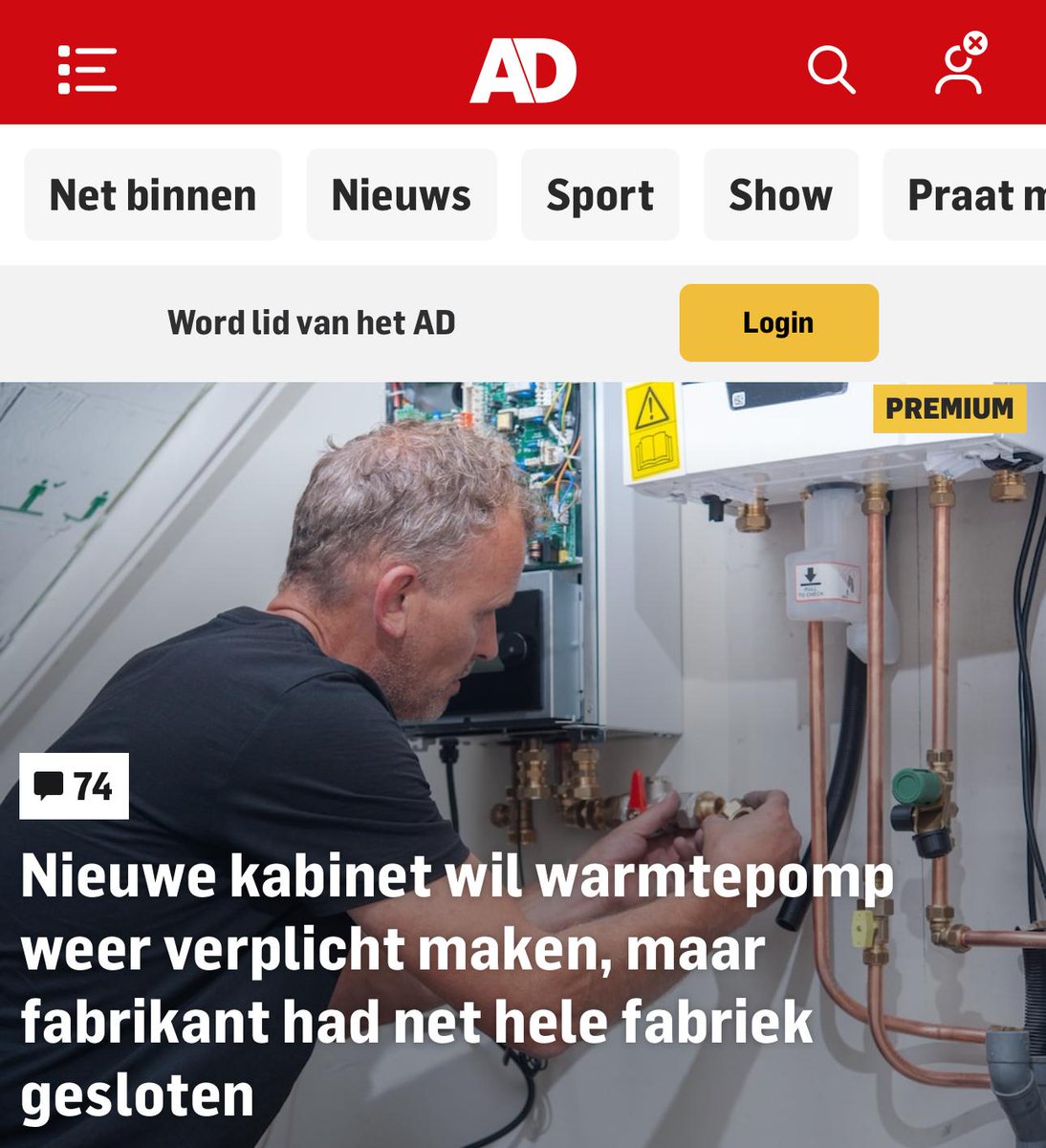 De fabrikanten hadden net hun fabrieken vol gestort met beton....
