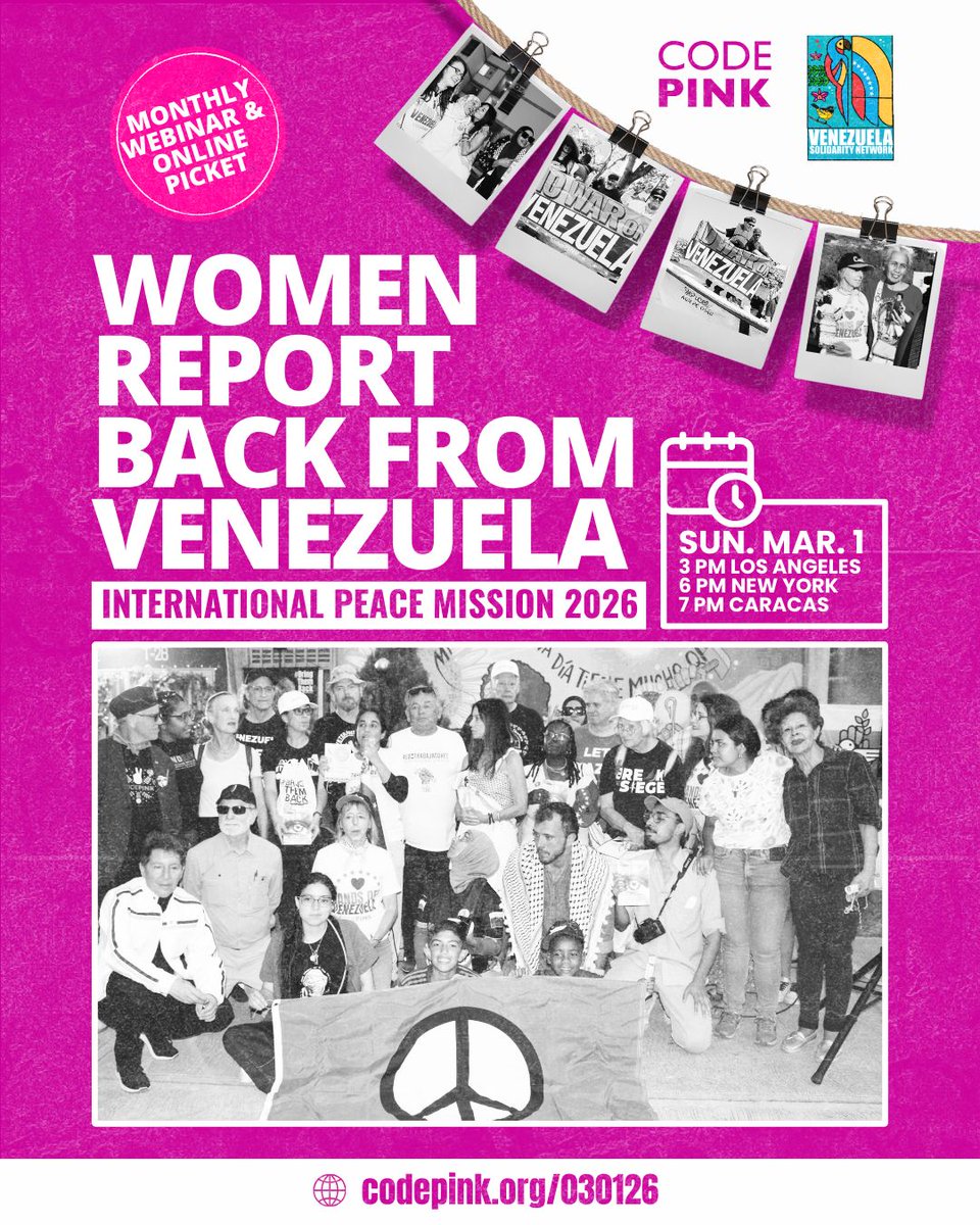 CODEPINK tweet media