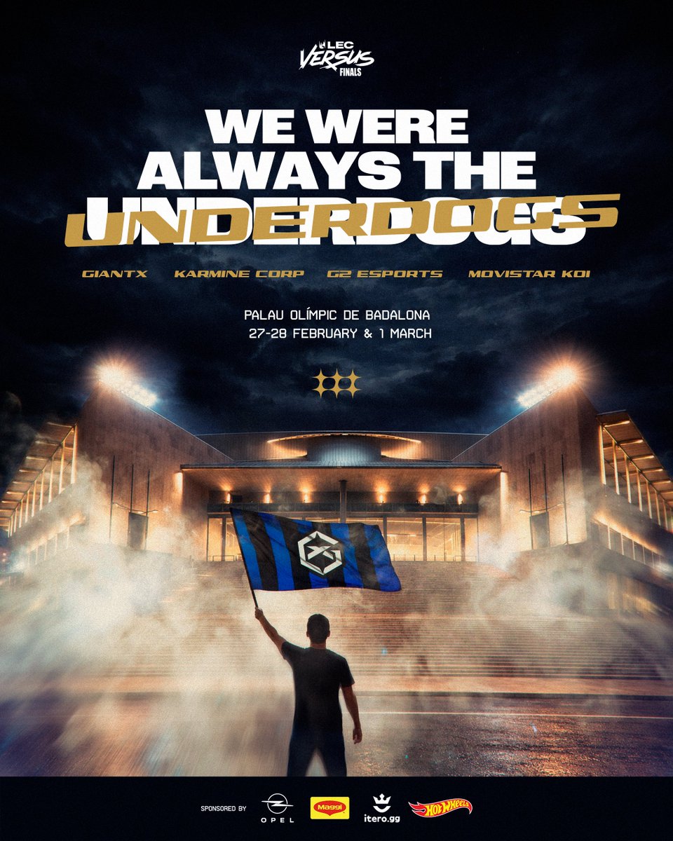 Tomorrow is our moment.

🔹17.00 vs Karmine Corp

#WeAreGIANTX #LEC