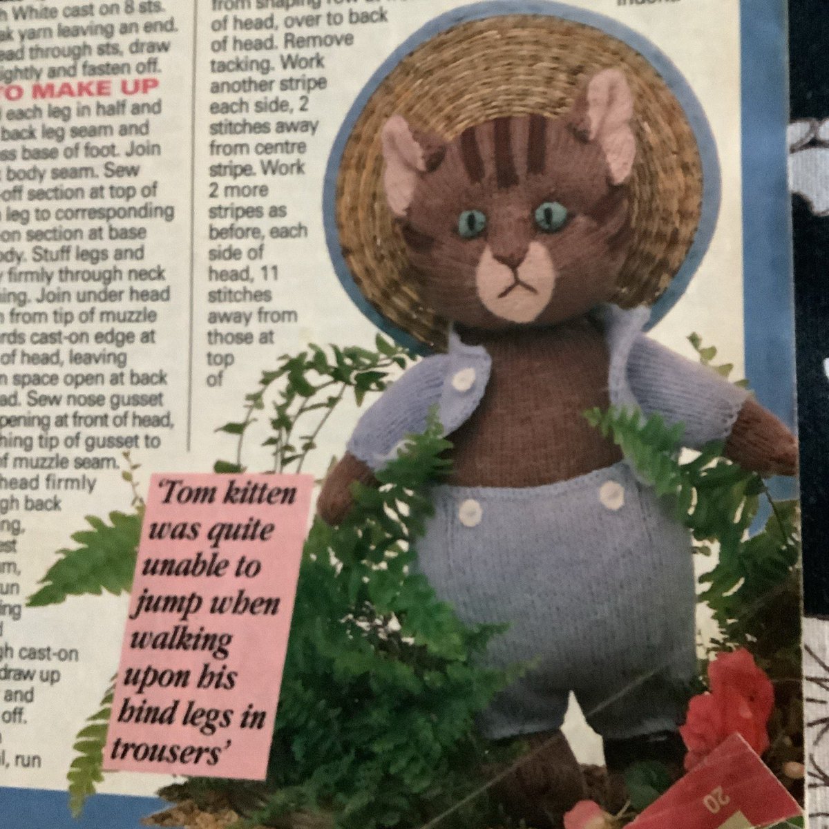 WatsonsVintage's tweet photo. Check out RARE Beatrix Potter Characters by Alan Dart Knitting Pattern Magazine https://t.co/ferS5slASM #eBay via @eBay_UK #Vintage #KnittingPatterns #AlanDart #BeatrixPotter #SoftToyPatterns https://t.co/Q71V9S4GFJ