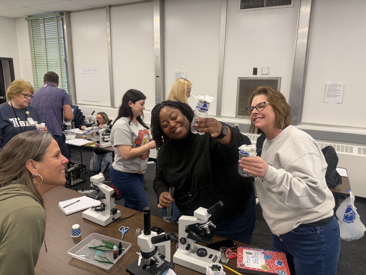 STEMcobb's tweet image. Shout out to our amazing #CTLA26 #STEMCobb teacher leader Ms. Todaro for leading a water filtration STEM Challenge with @cobbscience as part of the Biology Readiness PL Series for 5th grade teachers from across the district! @ClarkdaleES @ClarkdaleSTEAM
