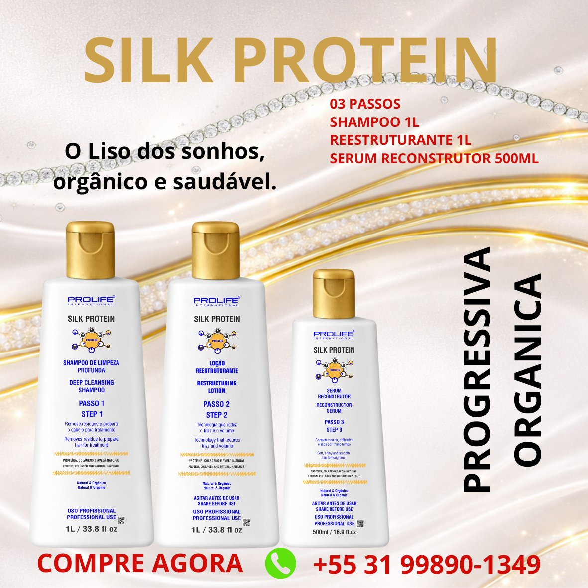 🔥 PROMOÇÃO INCRÍVEL – SILK PROTEIN PROLIFE INTERNATIONAL 🔥

🚨 DE R$ 1.699,70 POR APENAS R$ 250,00 🚨
Sim, você leu certo. Produto profissional abaixo do custo por tempo limitado!

É oportunidade real para quem pensa como empresário da beleza.
⚠️ Estoque limitado.
Garanta agora