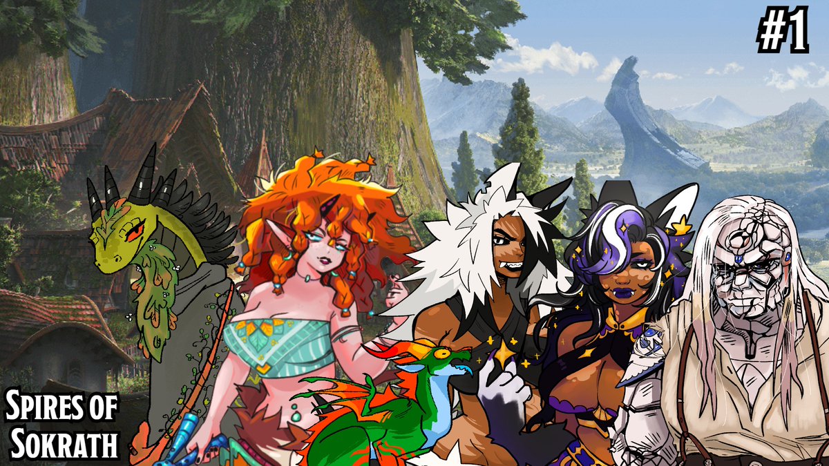 Tonight! We meet a whole new table, in a whole different Era... Join myself, Gothicc Valkerie, Swindy, Velatira, Snibs, Puppetshelly and M Specter as we begin the delve into: The Spires of Sokrath! #DungeonsandDragons #DnD #VTuber #VTuberEN #NakuraAkamineVT