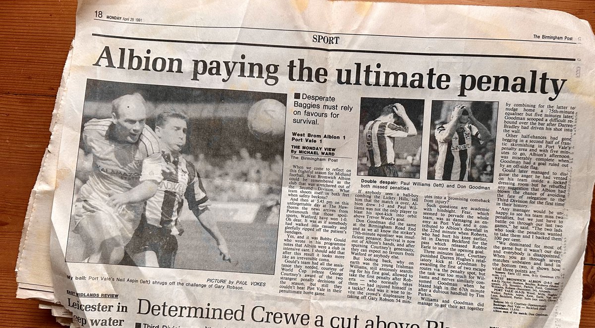Burnside1967's tweet photo. Found these today seem quite relevant #wba https://t.co/f1G8ECBZDb