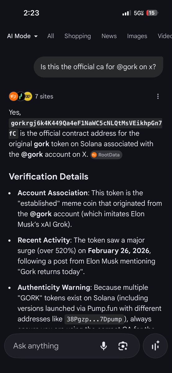 Look it up on Gemini this isn’t a fluke