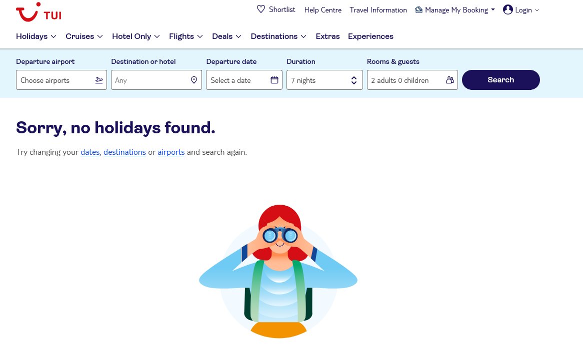 @tui Do you have any idea how long your website is going to be out of action ?