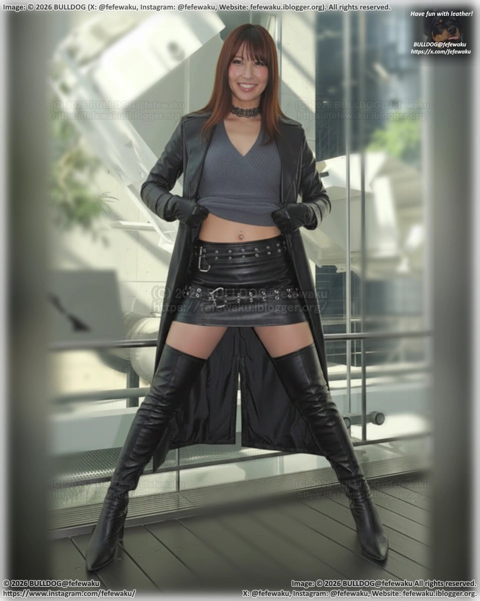 fefewaku's tweet photo. Enjoy experimenting with leather fashion.
#leather https://t.co/DJq5HpeMV1