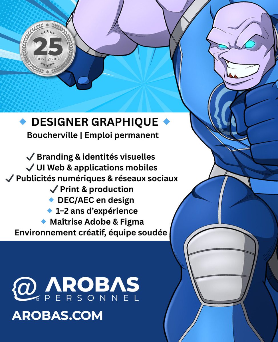 ArobasPersonnel's tweet photo. Arobas Personnel recherche un(e) Designer Graphique créatif(ve) et polyvalent(e) pour joindre une entreprise reconnue pour son approche audacieuse et innovante!

Intéressé(e) ou référence à partager ?

Contactez-nous en privé ou envoyez votre portfolio ⏭️ cv@arobas.com https://t.co/GVnuwnkA3t