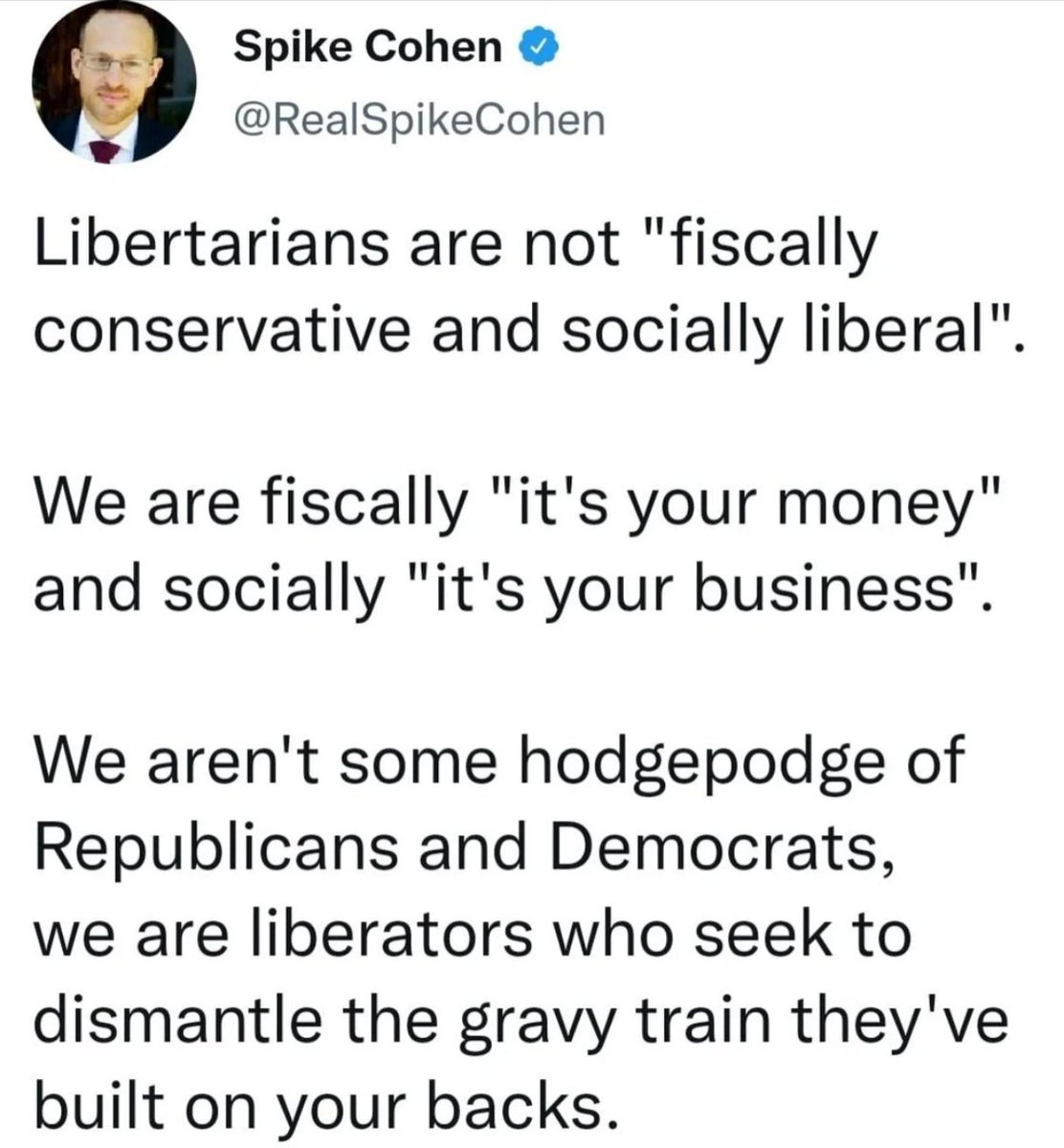 Libertarian Party tweet media