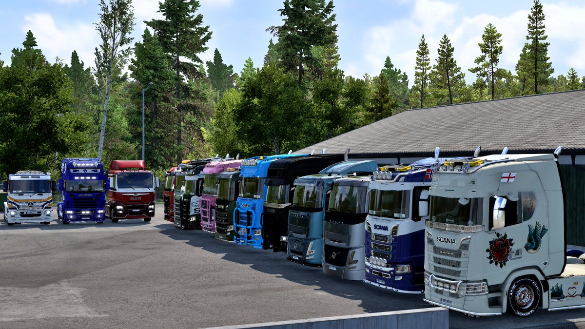 David0Connor's tweet photo. 2/2 #CruisingNordicHorizons #HeartsOfBloom #eurotrucksimulator2 #gaming #ets2 #tmp #truckersmp #BestCommunityEver https://t.co/iZqZ1O0ucT