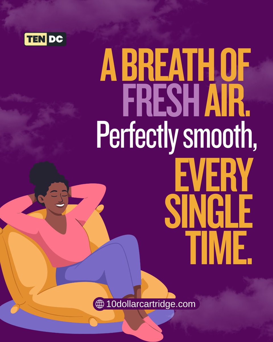 10DCVibez's tweet image. Smooth &amp;amp; and fresh, EVERY time. ☁️ 10dollarcartridge.com

 #PremiumForLess #UrbanEssentials #DailyCarryEssentials