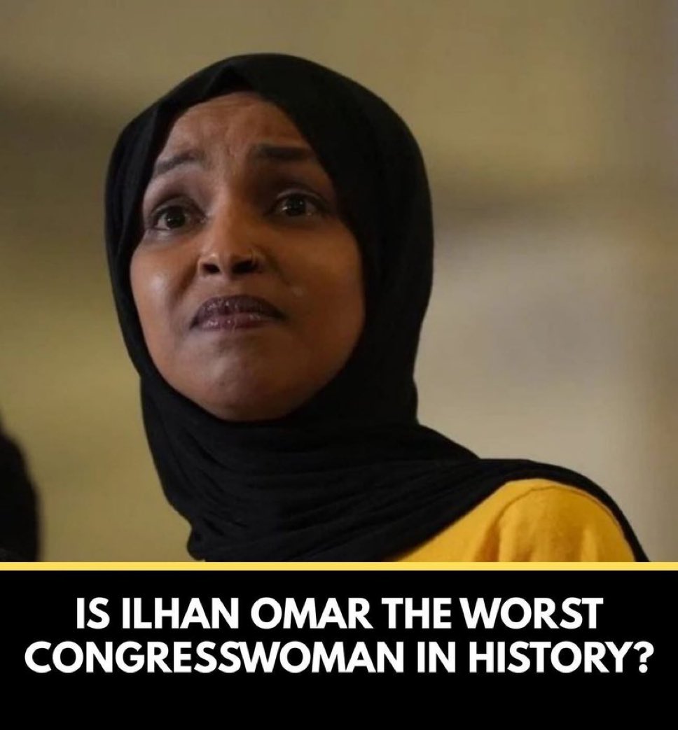 Absolutely. 

It’s time to deport her back to Somalia!